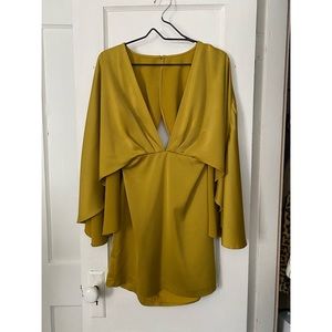 ASOS Plunge Cape Dress